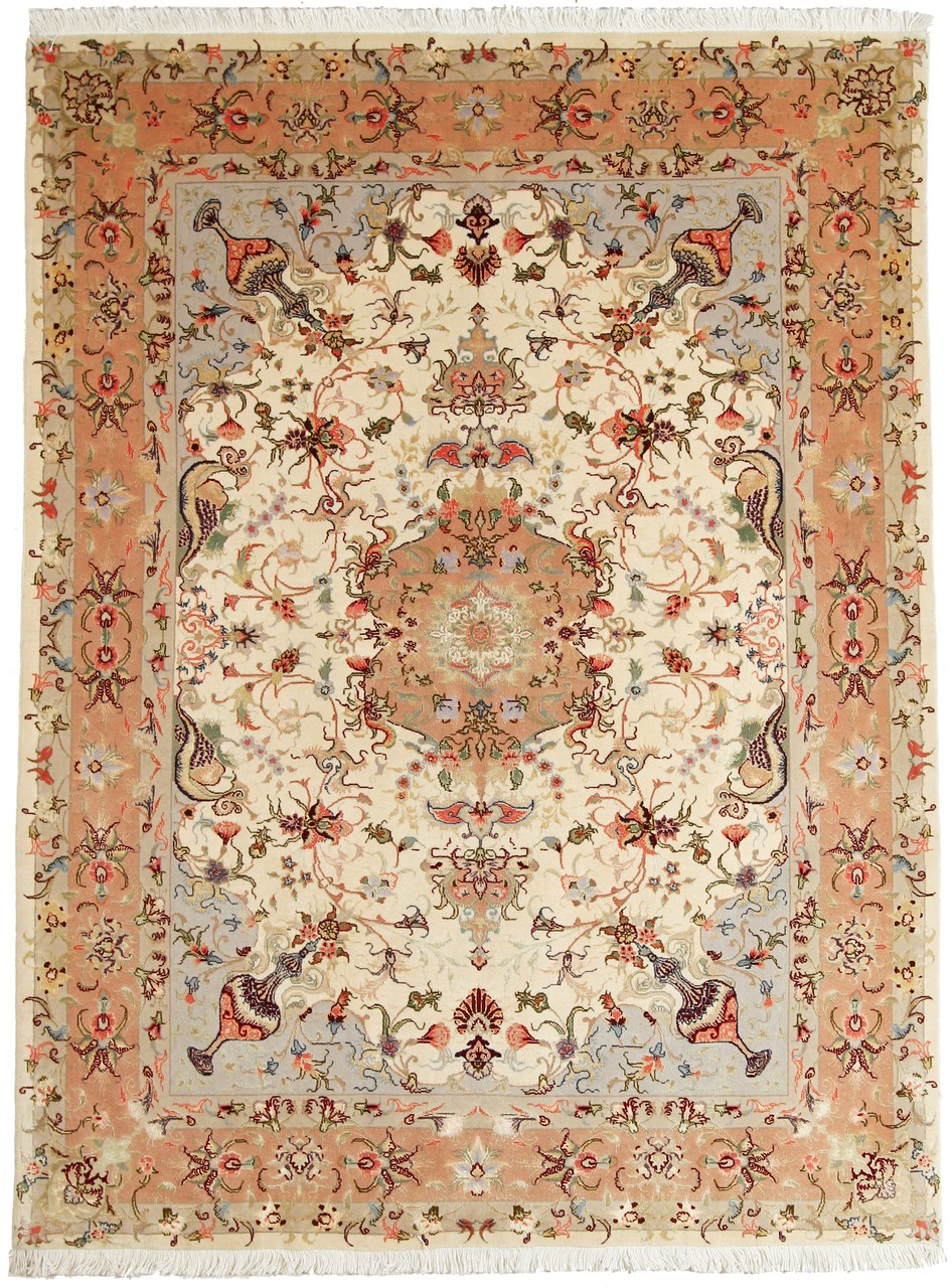 Perzisch tapijt Tabriz 50Raj Fein 208x150 208x150, Perzisch tapijt Handgeknoopte